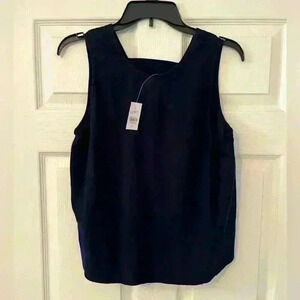 Loft Navy Blue Tank Top - NWT